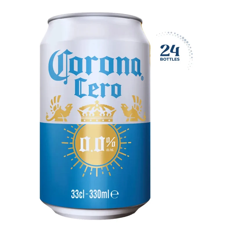 Corona Cero Can 0.0%, Belgium - 24 X 330ML