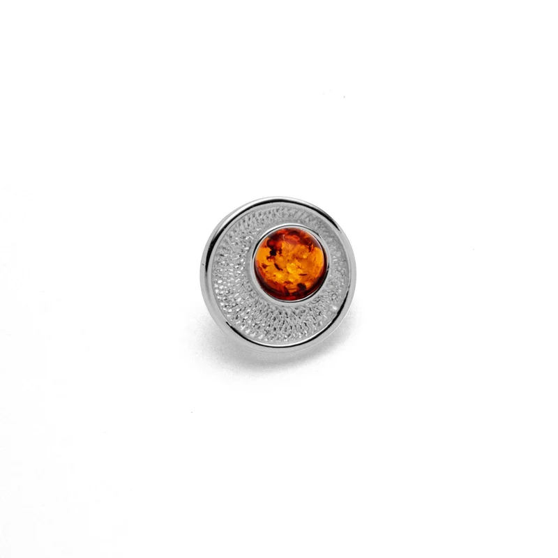 DUR Schmuck: Element "Meeresstrudel"mit Bernstein, F425