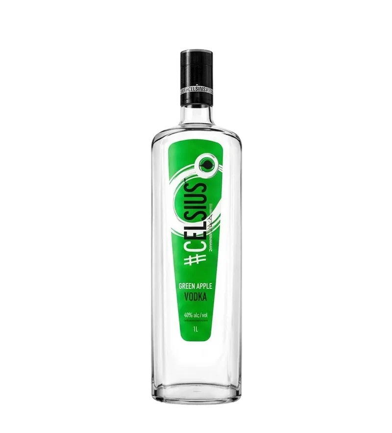 Celsius Green Apple Vodka 1L