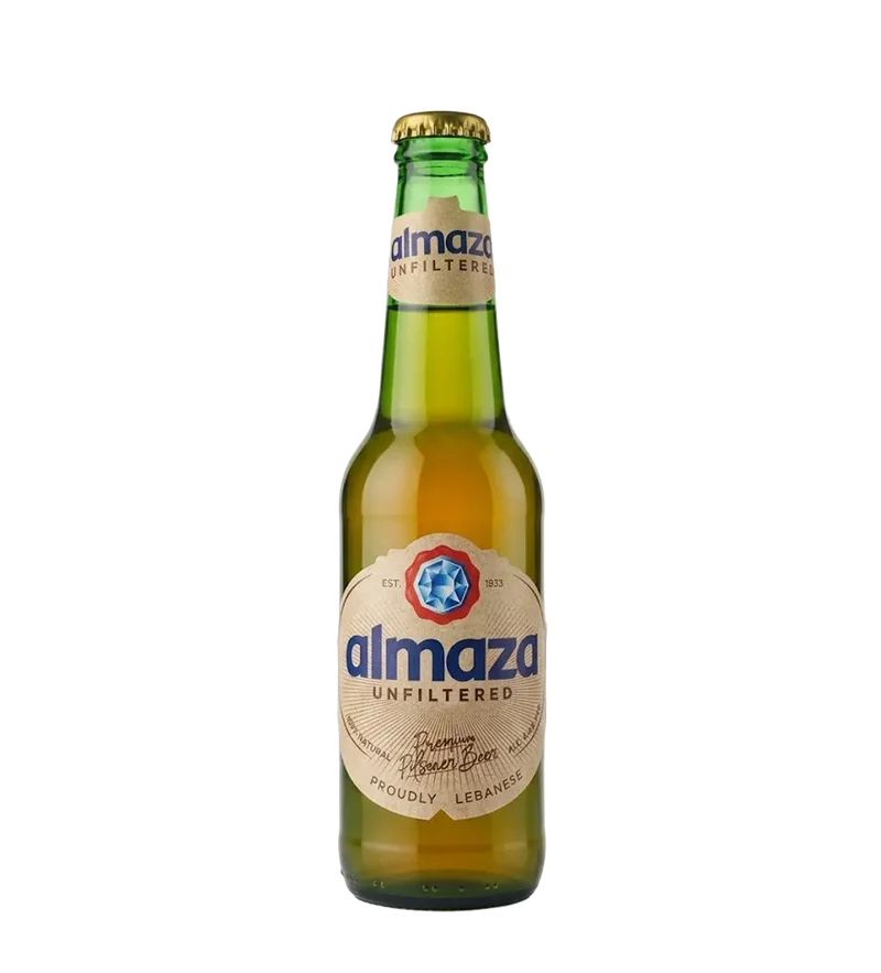 Almaza Unfiltered Beer Bottle 330ml