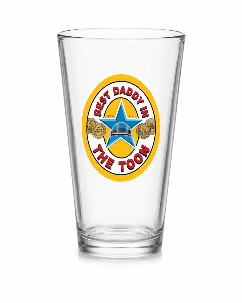 Best Daddy in the Toon Conical Pint Glass