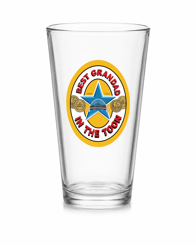 Best Grandad in the Toon Conical Pint Glass
