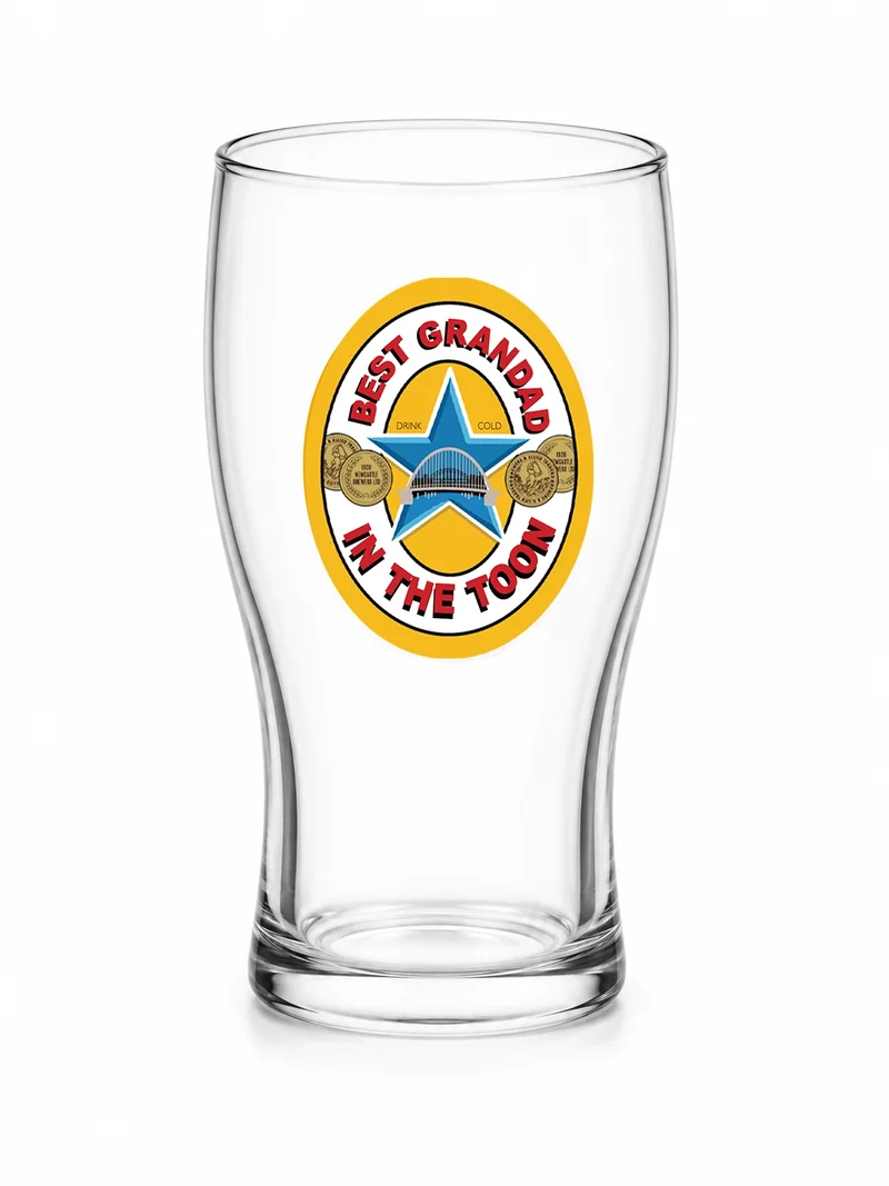 Best Grandad in the Toon Pint Glass