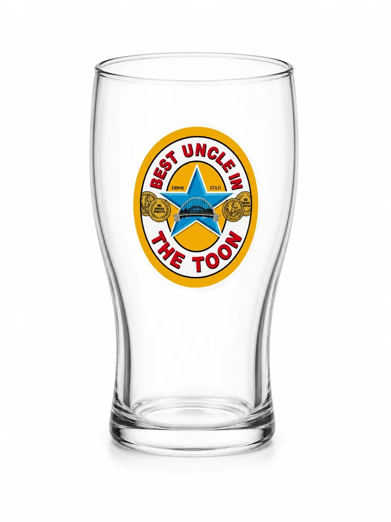 Best Uncle in the Toon Pint Glass