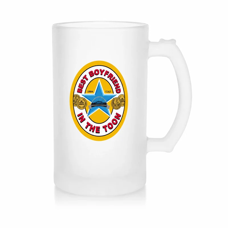 Best Boyfriend in the Toon Frosted Beer Stein