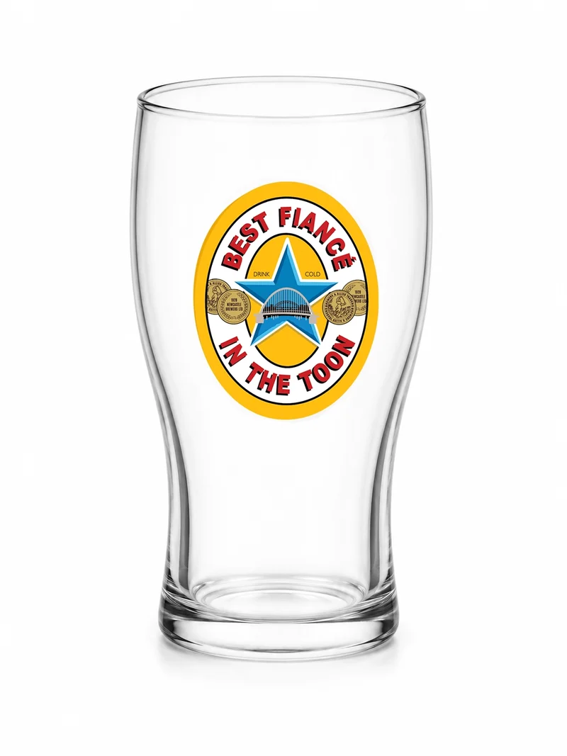 Best Fiancé in the Toon Pint Glass