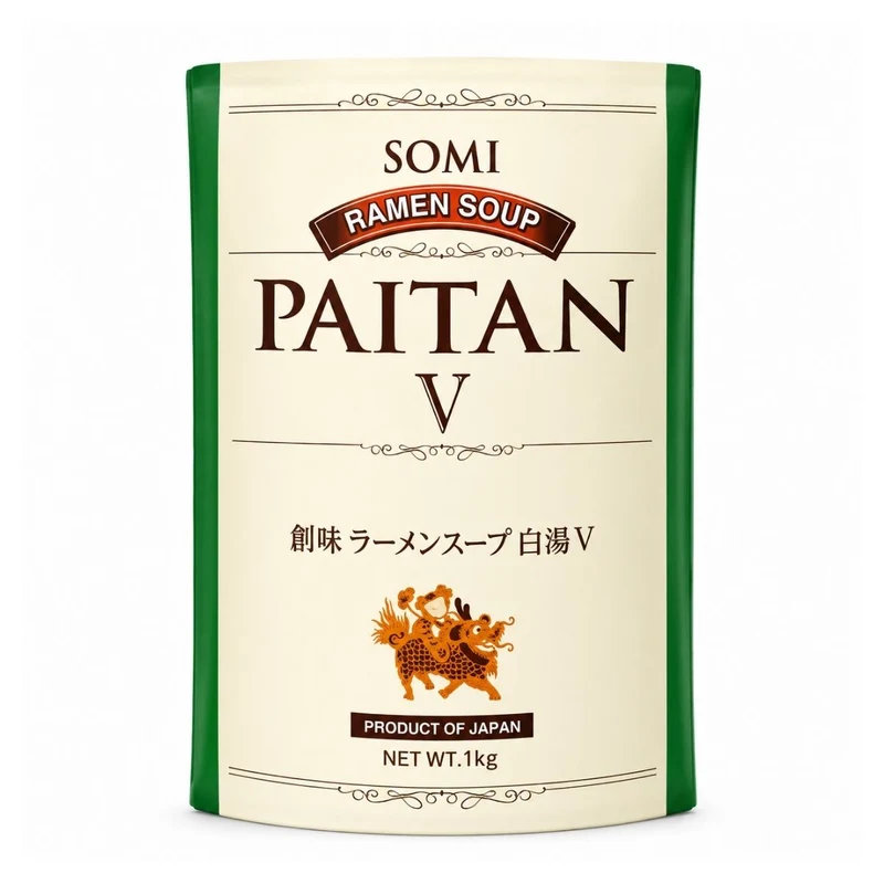 Somi Paitan V Ramen Soup Sauce, Japan - 1KG