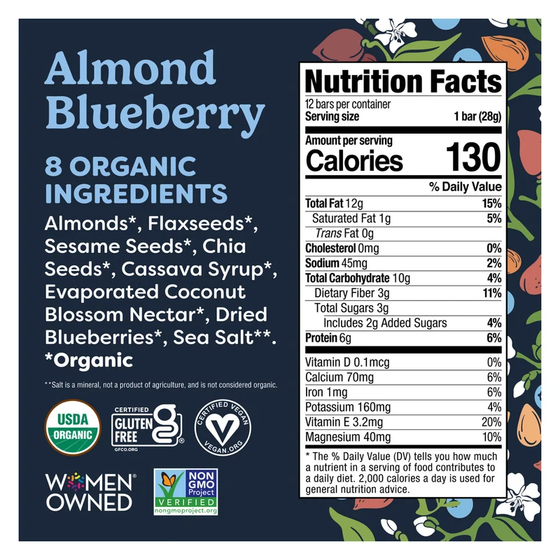 Tosi Almond Blueberry, USA - 12 X 28G
