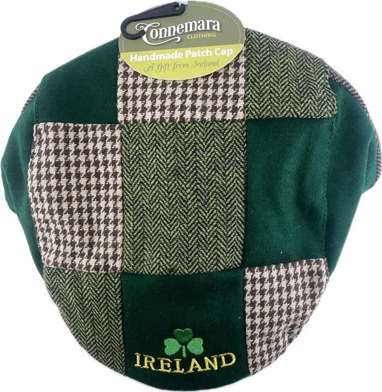 Irish Blessing Patchwork Flat Cap