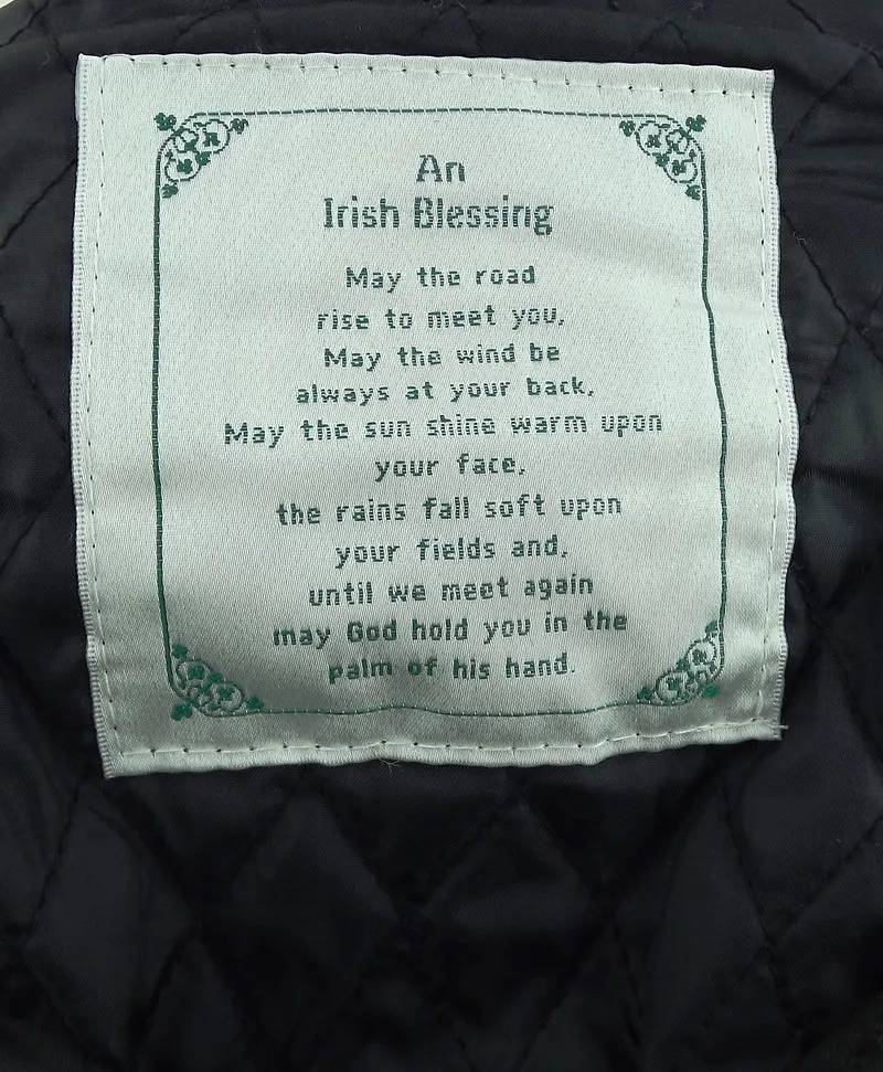 Irish Blessing Patchwork Flat Cap