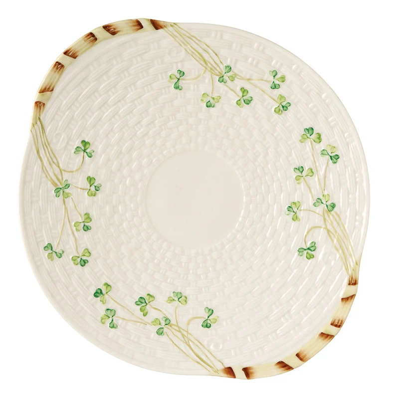Belleek Shamrock Plates