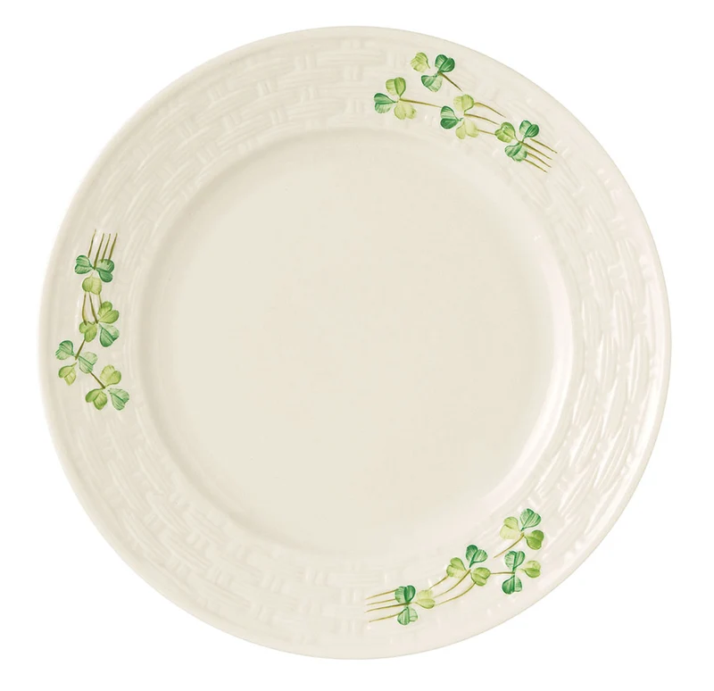Belleek Shamrock Plates
