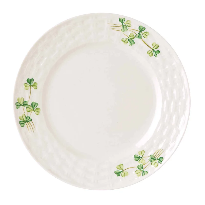 Belleek Shamrock Plates