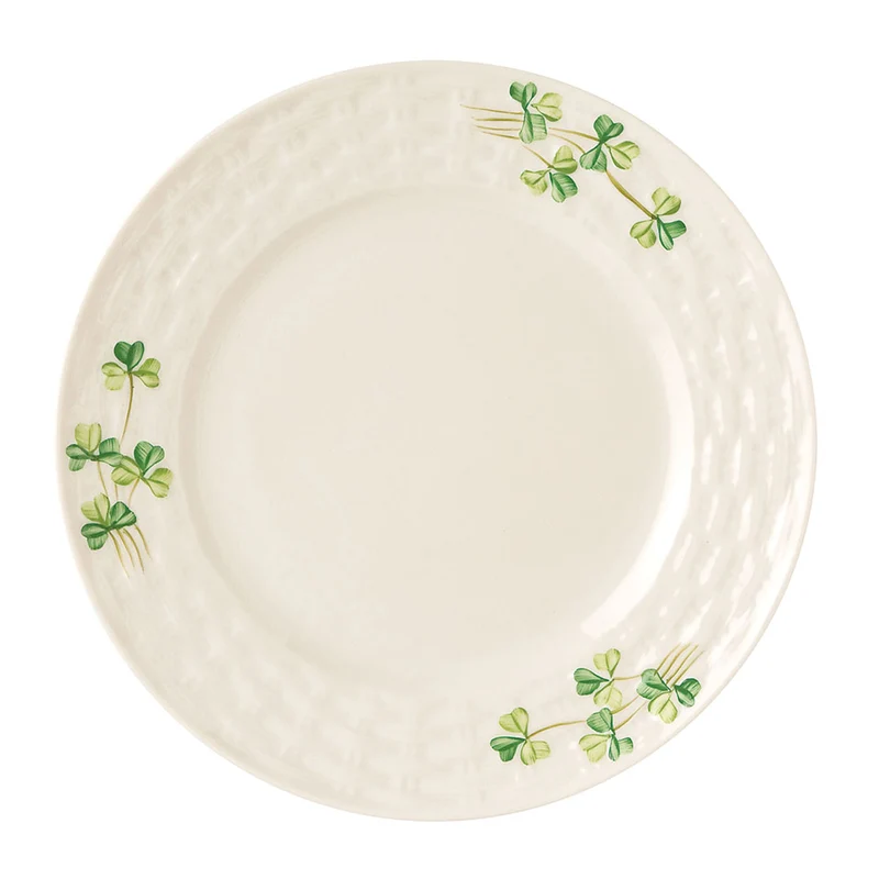 Belleek Shamrock Plates