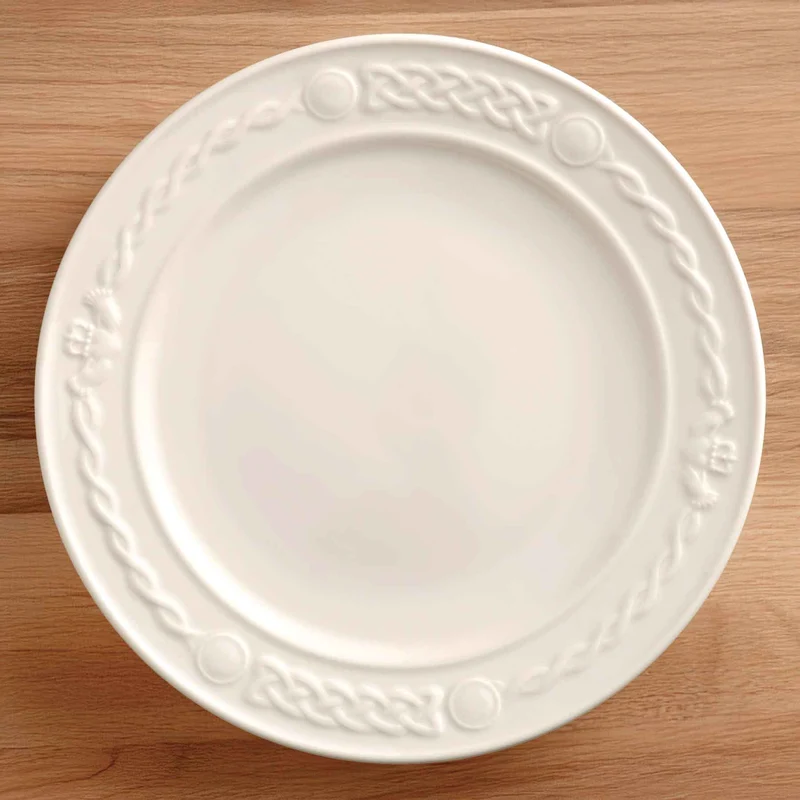 Belleek Claddagh Dinner Plate