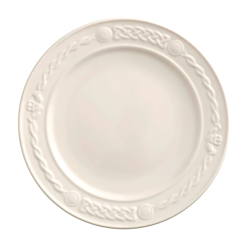 Belleek Claddagh Dinner Plate