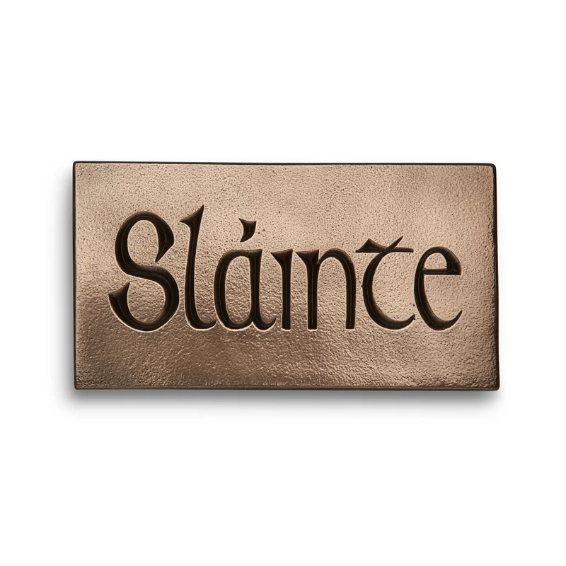 Small Slainte Plaque