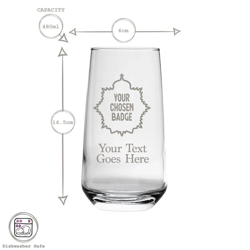 Military Engraved Highball Tumbler Glass – LAV Lal 480ml