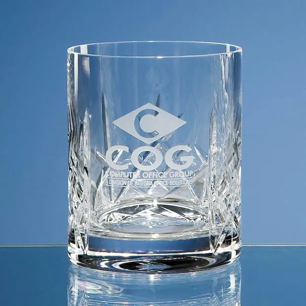 Military Engraved Lead Crystal Whisky Tumbler – Flamenco