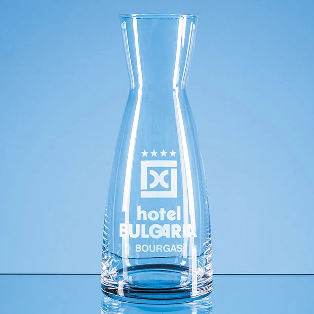 Military Engraved Glass Water Carafe / Decanter – Bormioli Rocco Ypsilon 1080ml