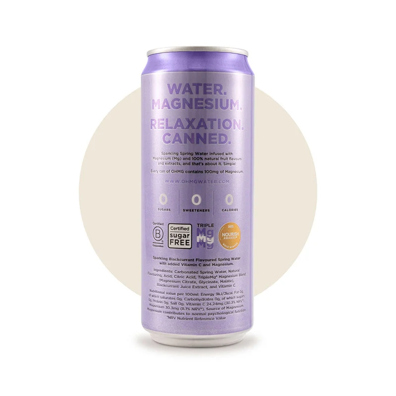 OHMG Blackcurrant & Vitamin C - 12 X 330ML