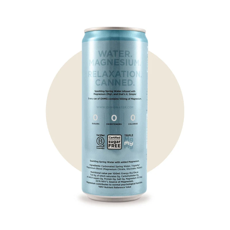 OHMG Au Naturel Magnesium Water - 12 X 330ML