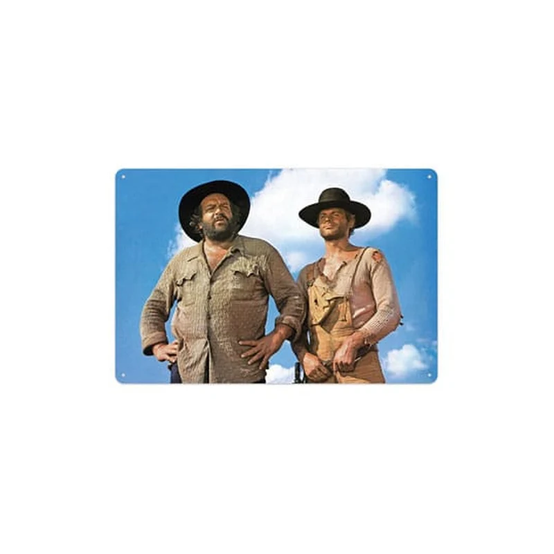 Bud Spencer & Terence Hill Blechschild Blauer Himmel 20 x