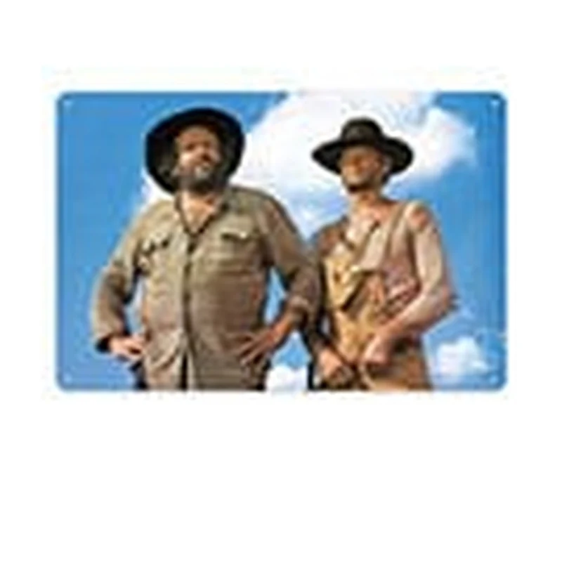 Bud Spencer & Terence Hill Blechschild Blauer Himmel 20 x