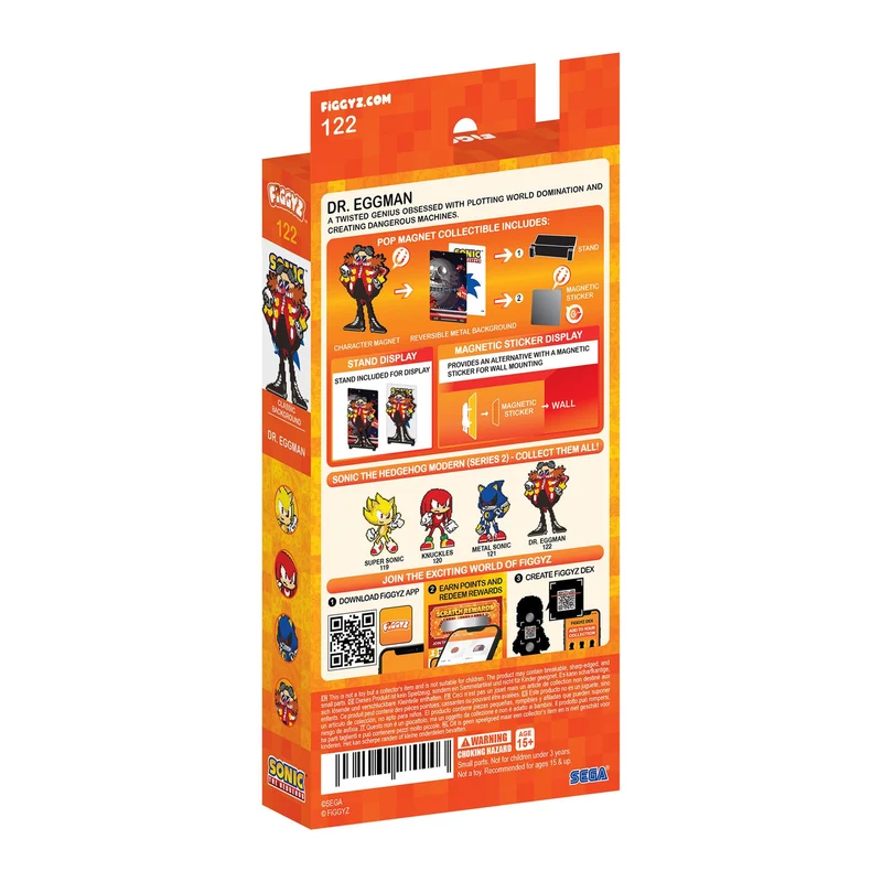 Sonic the Hedgehog (Modern) FiGGYZ Magnet-Sammelfigur Dr.