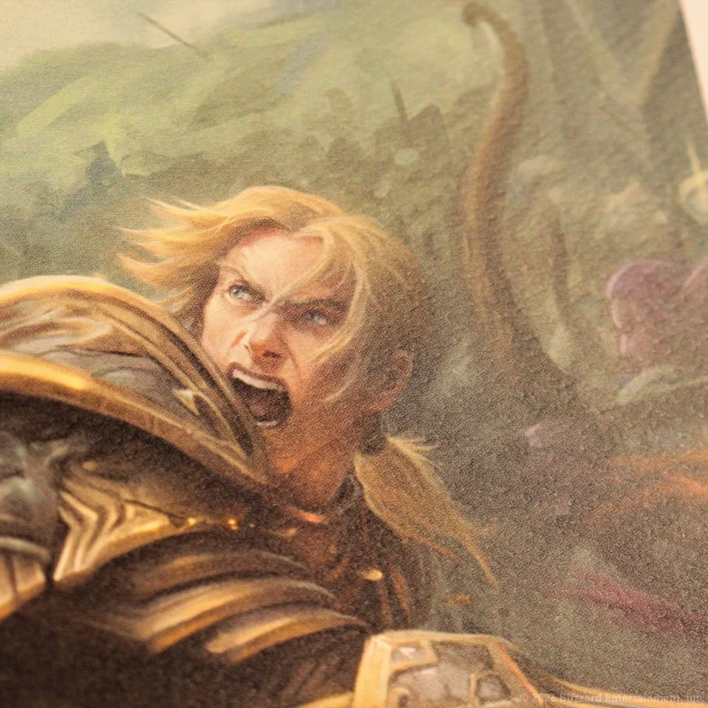 World of Warcraft Kunstdruck Sylvanas vs Anduin Wrynn