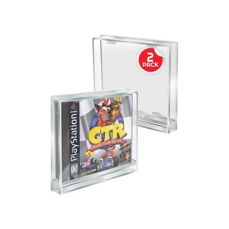 Acrylgehäuse 2er-Pack für PlayStation 1