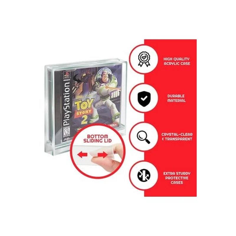Acrylgehäuse 2er-Pack für PlayStation 1