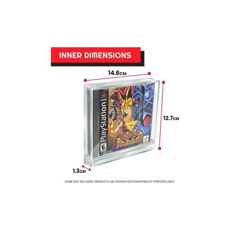 Acrylgehäuse 2er-Pack für PlayStation 1