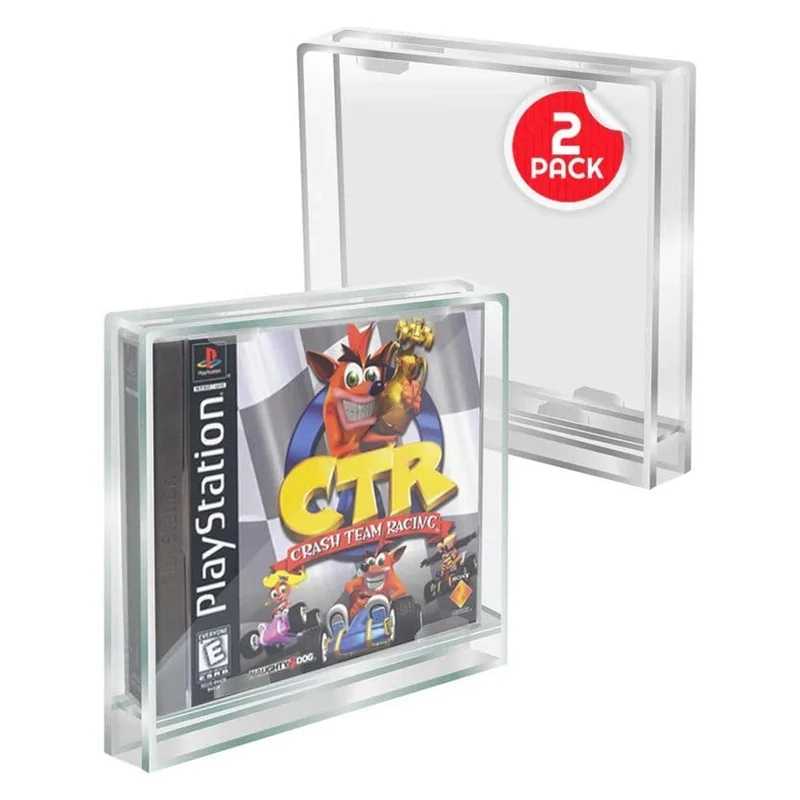 Acrylgehäuse 2er-Pack für PlayStation 1