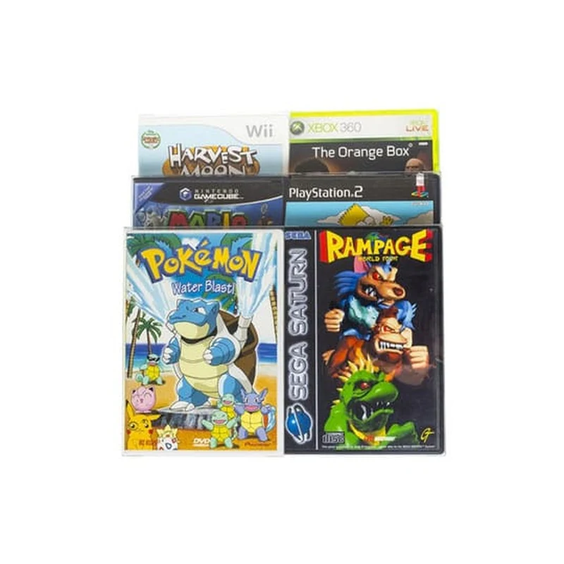 PET Gehäuse 25er-Pack für Gamecube/XBOX360/WII/PS2/DVD