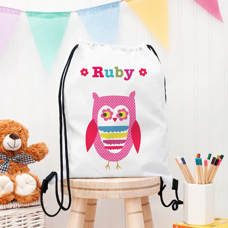 Personalised Personalised Girl's Waterproof Swim Bag