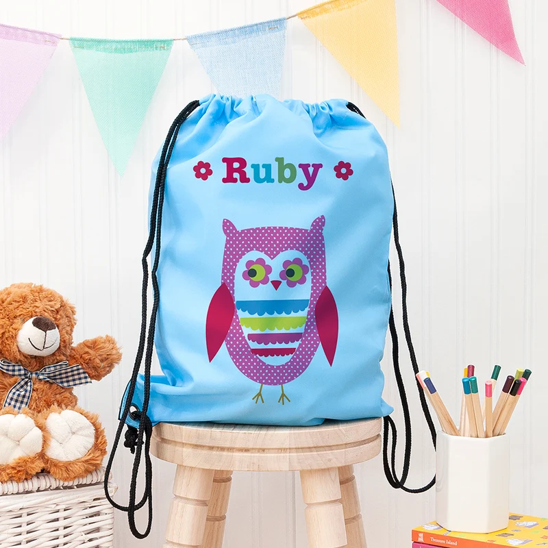 Personalised Personalised Girl's Sky Blue Waterproof Swim Bag