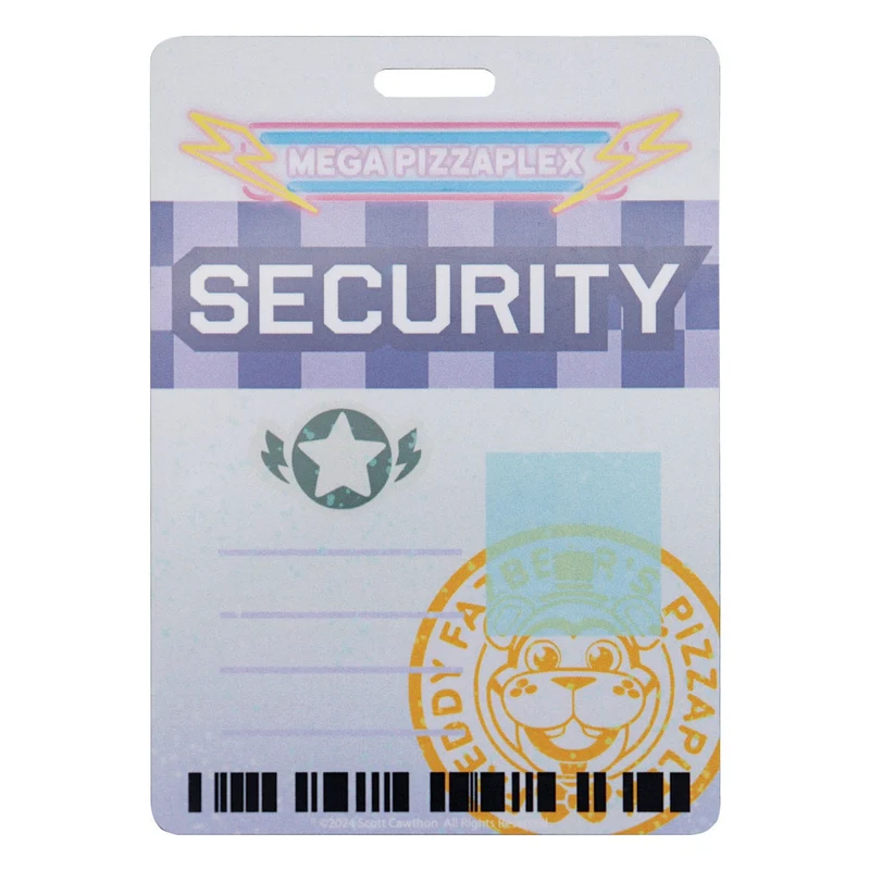 Five Nights at Freddys Replik Security Badge Antique Brass