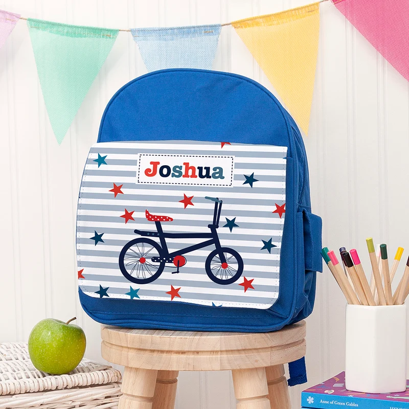 Personalised Personalised Kid's Blue Mini Rucksack
