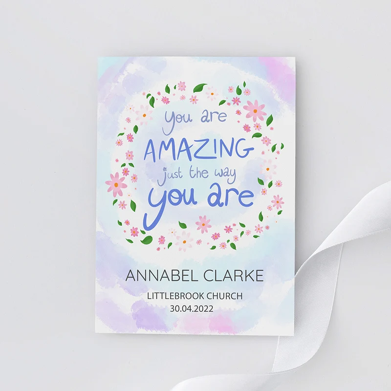 Personalised Personalised Just The Way You Are Framed Print