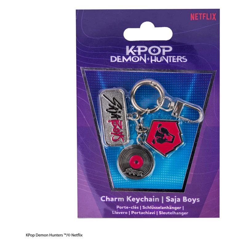 KPop Demon Hunters Charm-Schlüsselanhänger Saja Boys