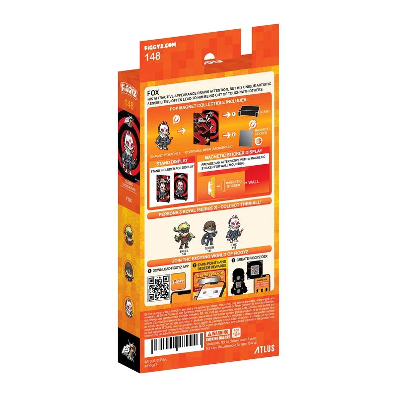 Persona 5 FiGGYZ Magnet-Sammelfigur Fox 11 cm