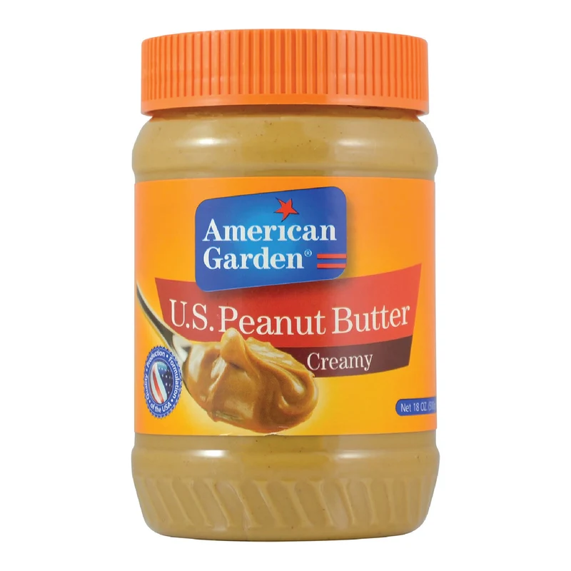 American Garden Creamy Peanut Butter, USA - 510G