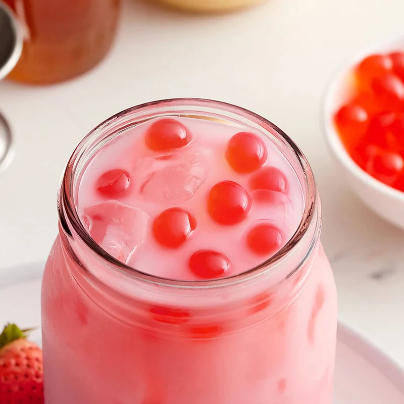 High Tea Strawberry Popping Boba, Taiwan - 3.4KG