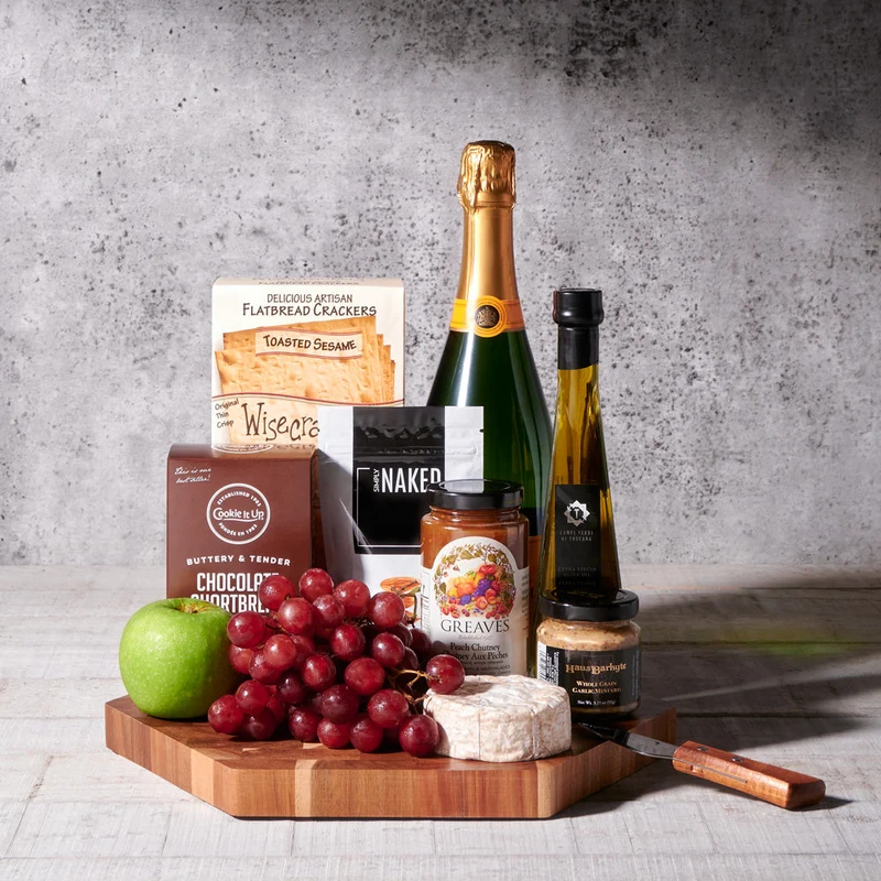 Lake Rosseau Champagne and Cheese Board