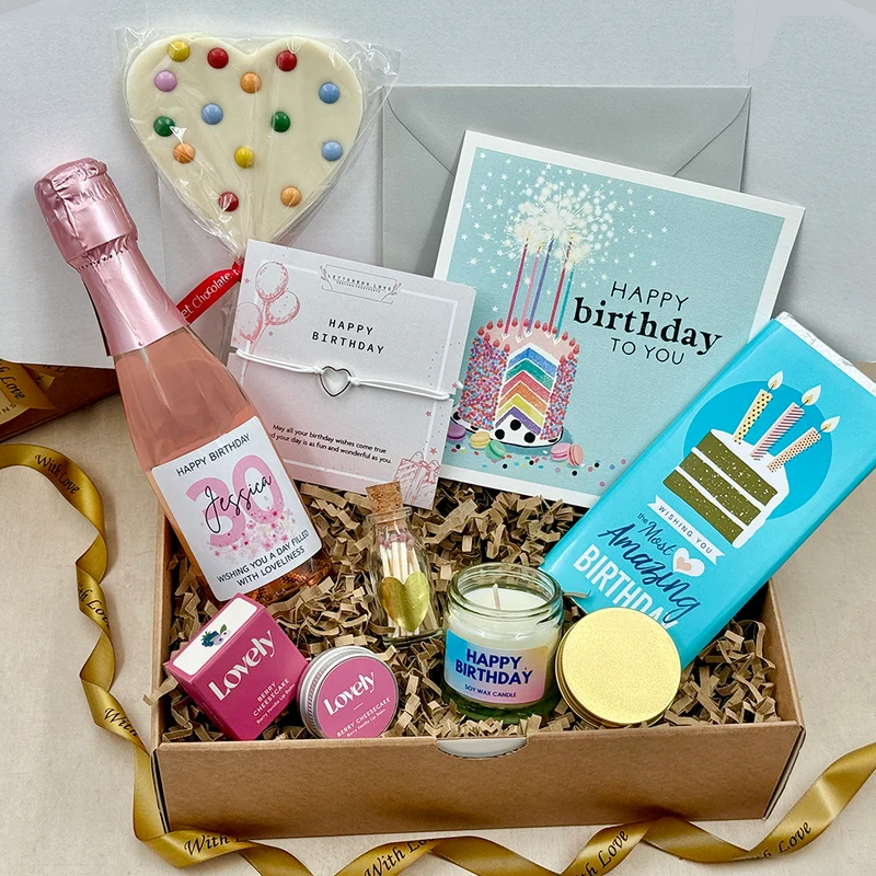 Luxury Birthday Gift Box for Her - Personalised Celebration