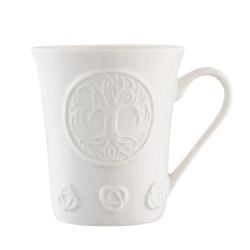 Belleek Classic Tree of Life Set of Two Mugs