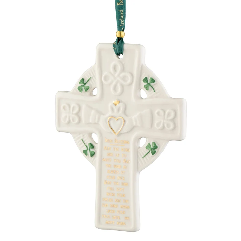 Belleek Classic Irish Blessing Ornament