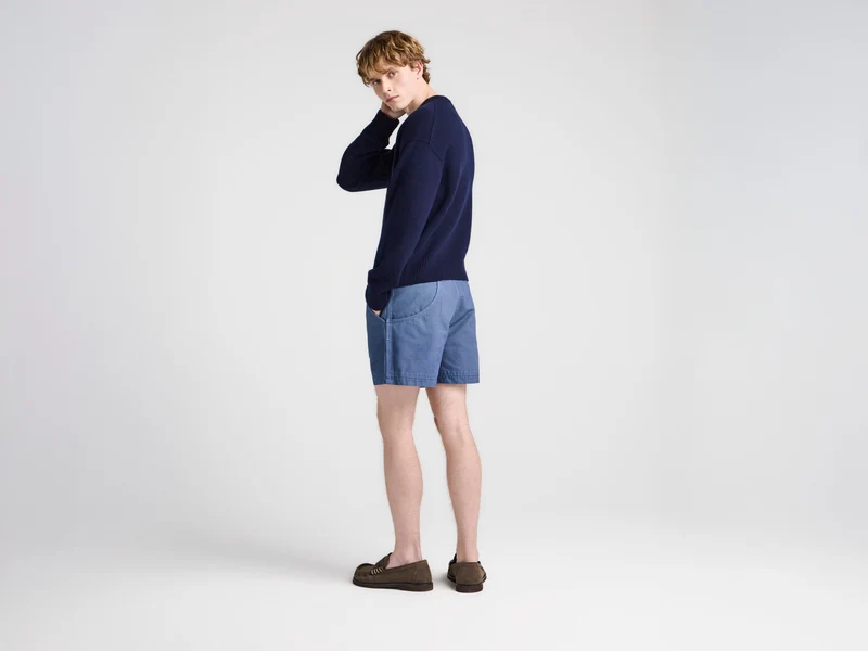 MENS HIKING SHORTS IN STEEL BLUE