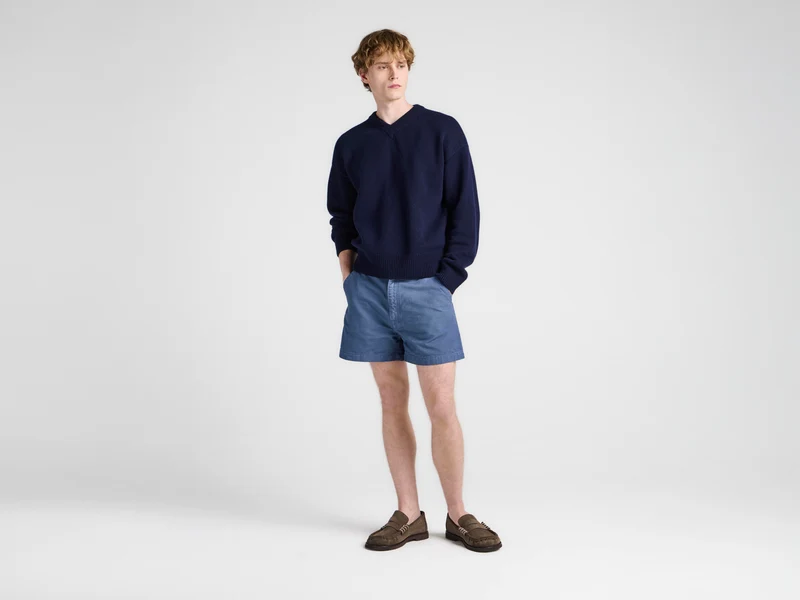 MENS HIKING SHORTS IN STEEL BLUE